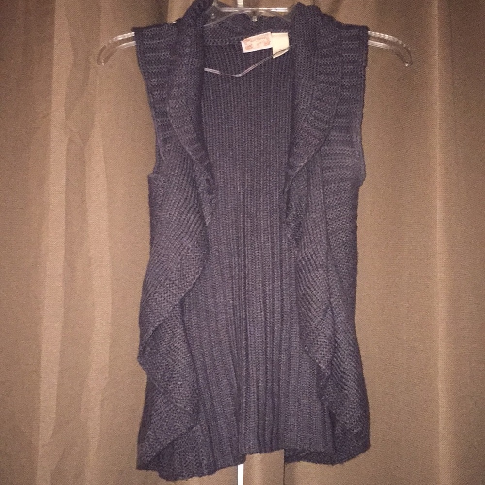 GIRLS Red Camel sweater vest. (Offers)